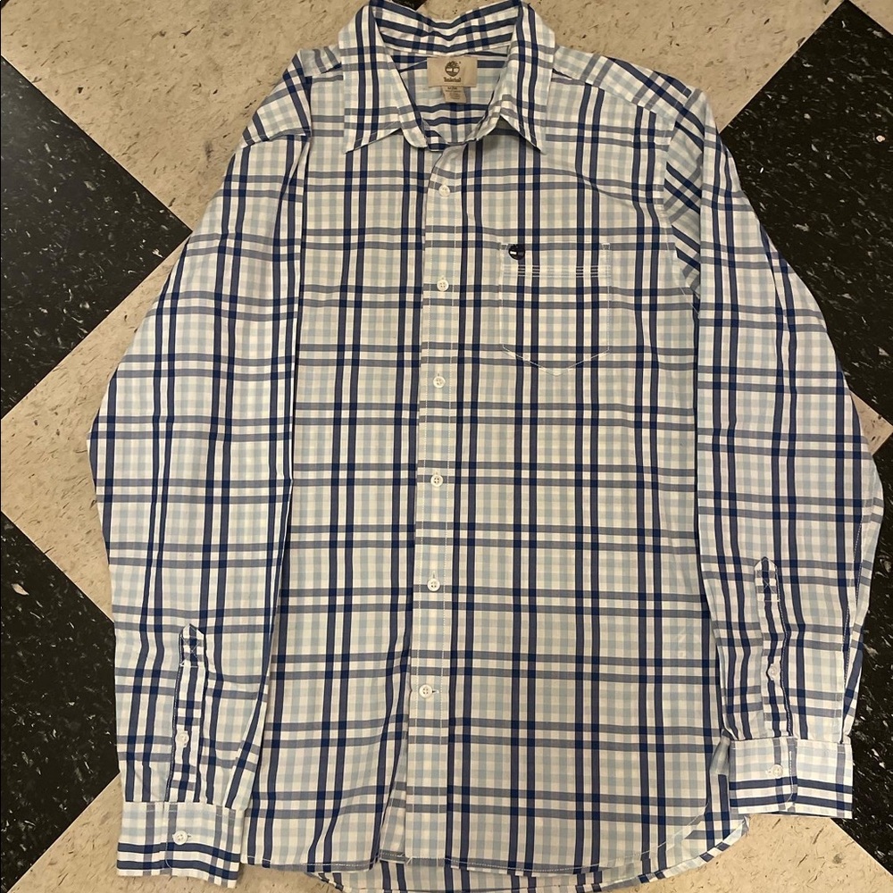 Mens large Timberland Button down